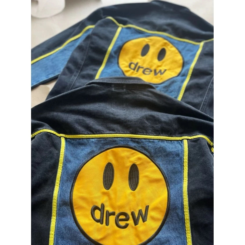 [New] Drew House Mascot Denim Jacket