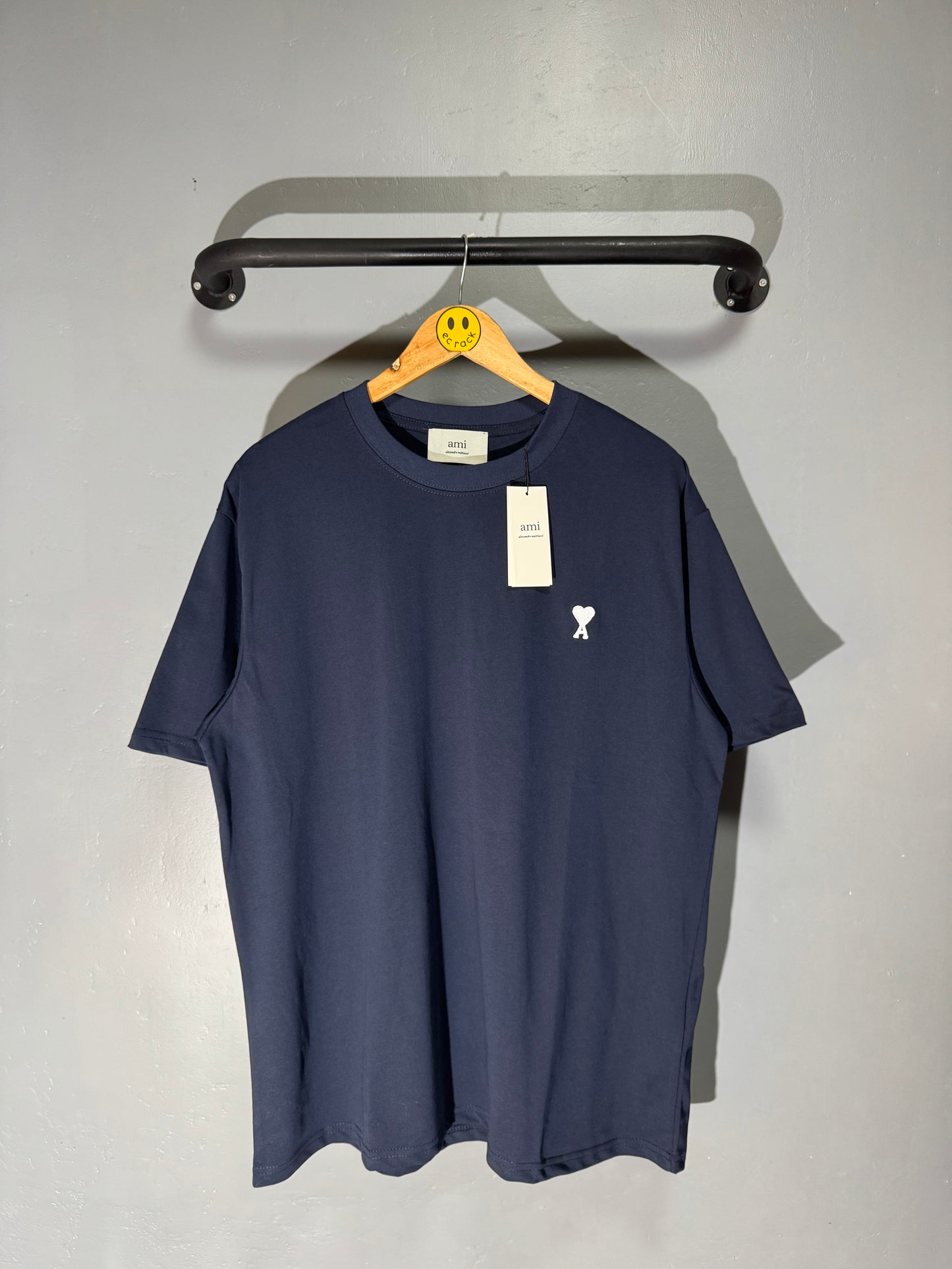 [New] Ami Paris Small Logo Tee (Navy)