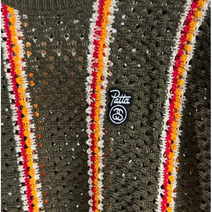 [New] Stussy x Patta Stripe Loose Gauge Sweater