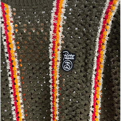 [New] Stussy x Patta Stripe Loose Gauge Sweater