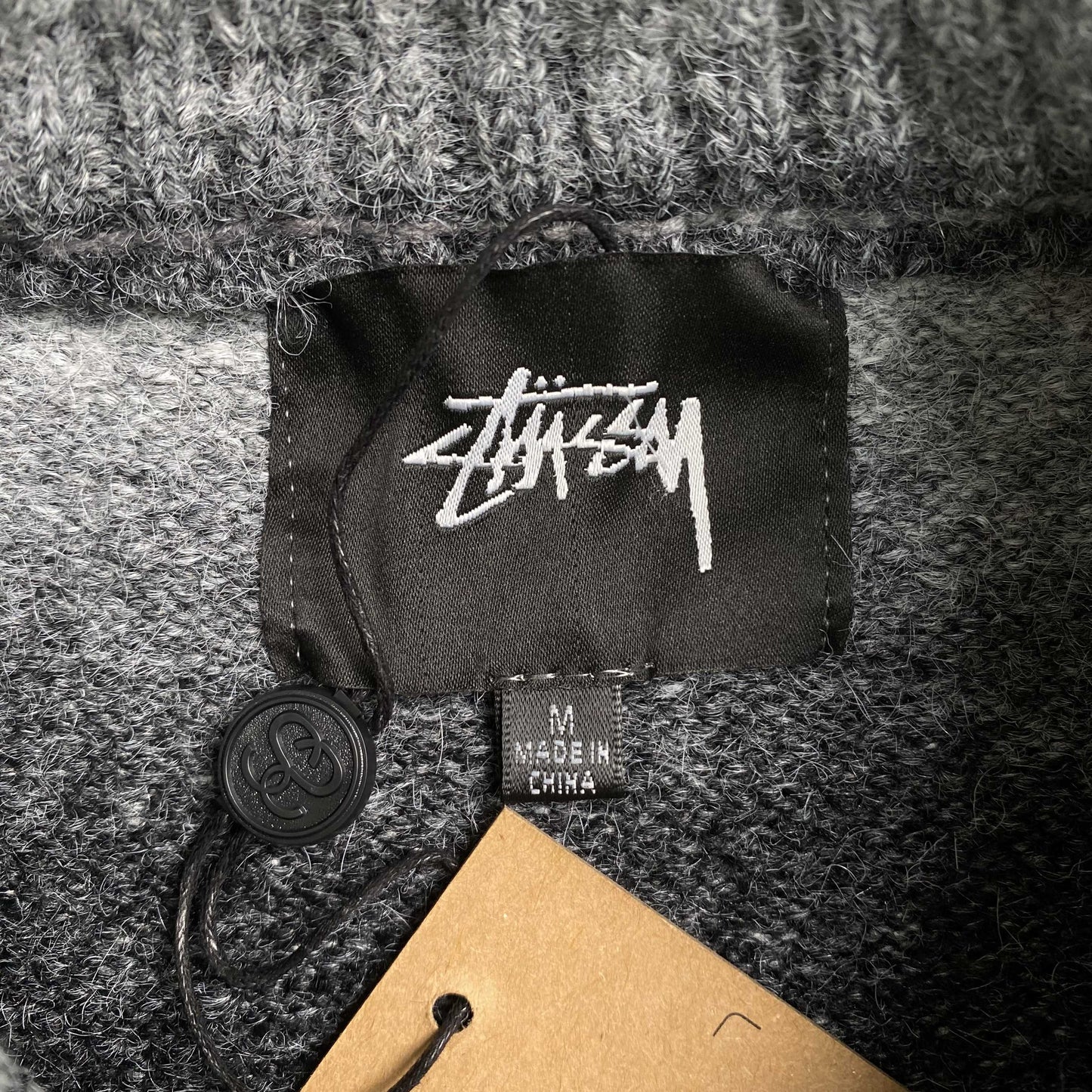 [New] Stussy Stripe Wool Sweatshirt