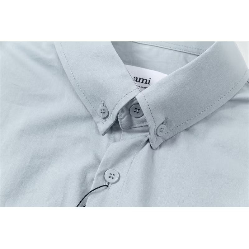 [New] A m i Paris Mini Logo Polo Longsleeve