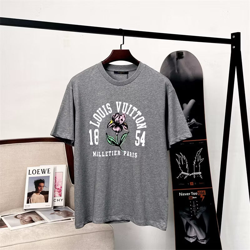[New] Louis V 1854 Flower Graphic Tee