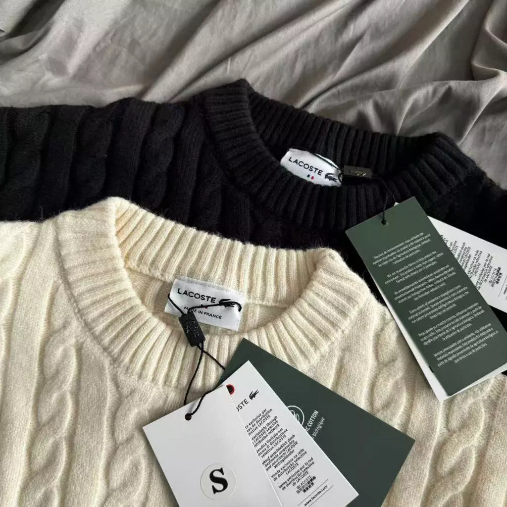 [New] Lacoste Cable Knit Sweater