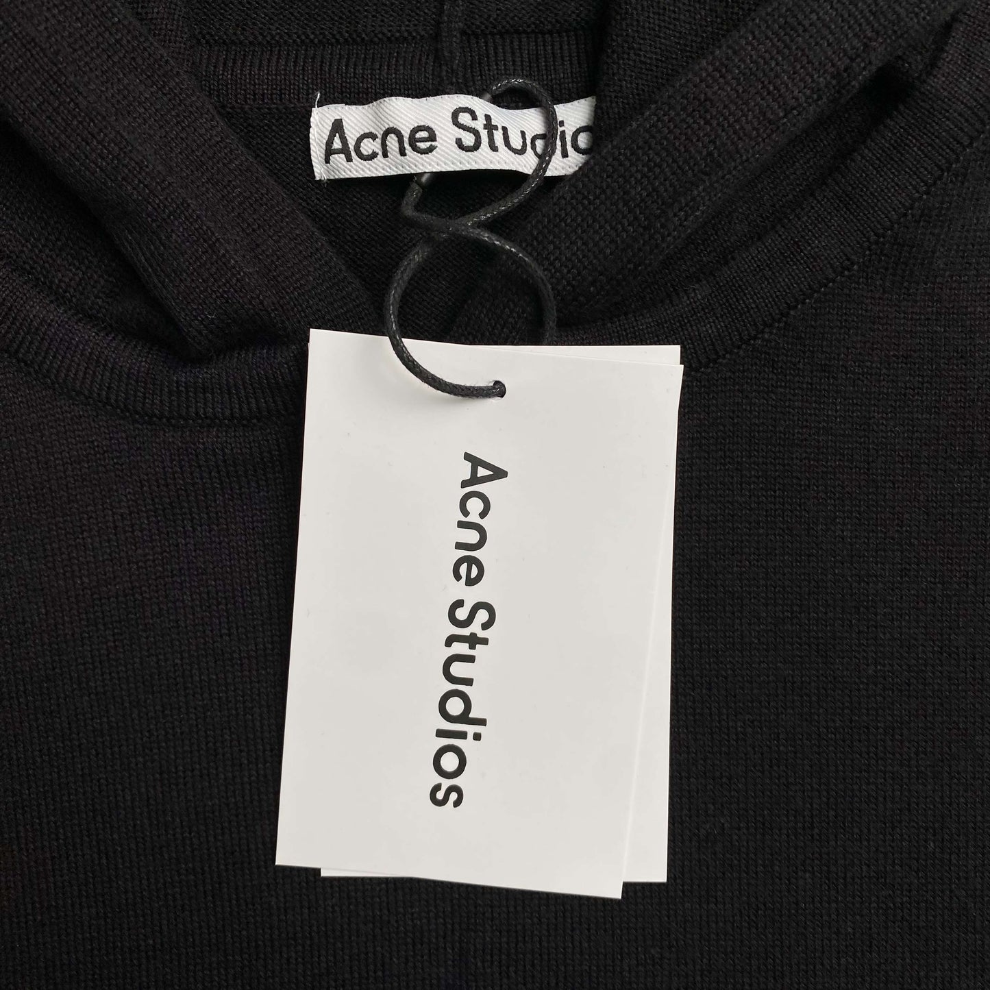 [New] Acne Studios Knit Pullover Hoodie