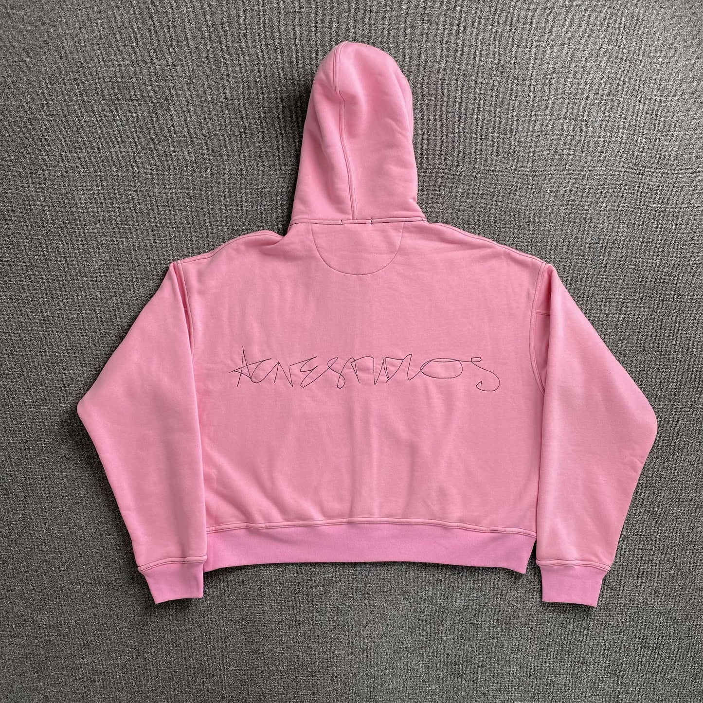 [New] Acne Studios Zip Up Cropped Hoodie