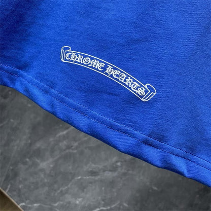 [New] Chrome Hearts Raglan Longsleeve Tee (Blue)
