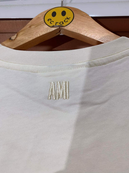 Ami Heart Logo Tee (Cream)