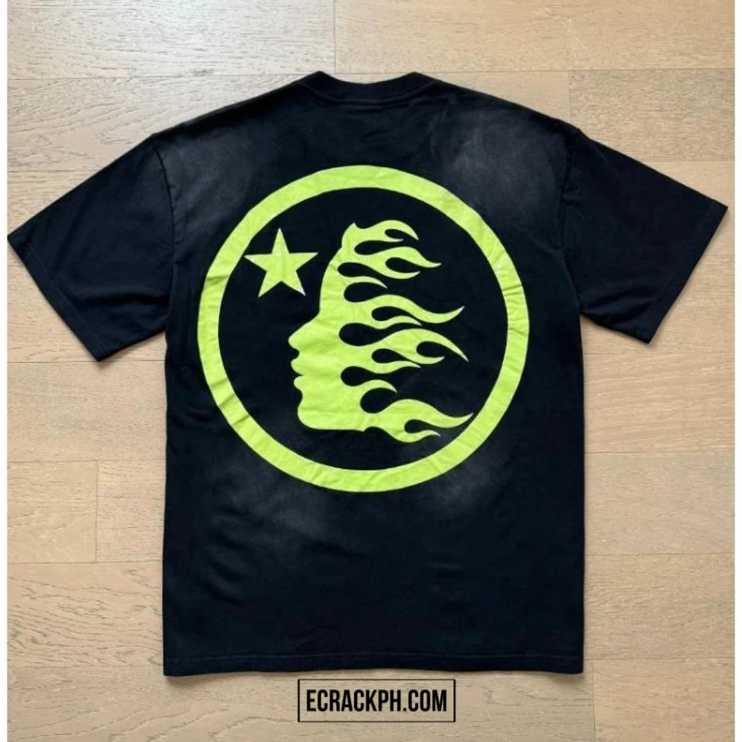 [New] Hellstar Logo Tee (Black & Green)