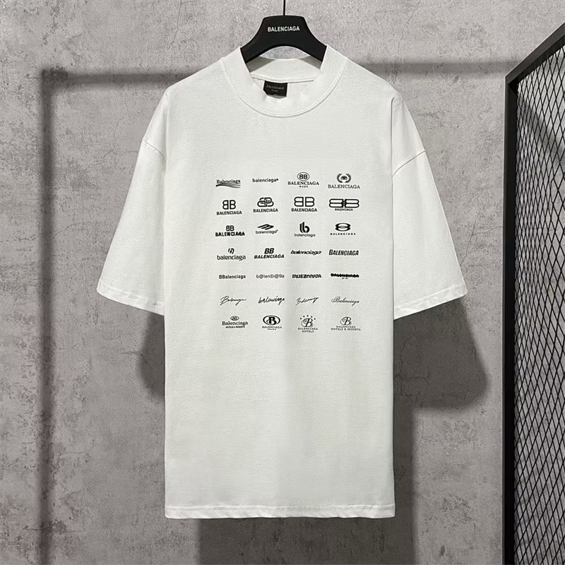 [New] Balenciaga Archive Logo Tee
