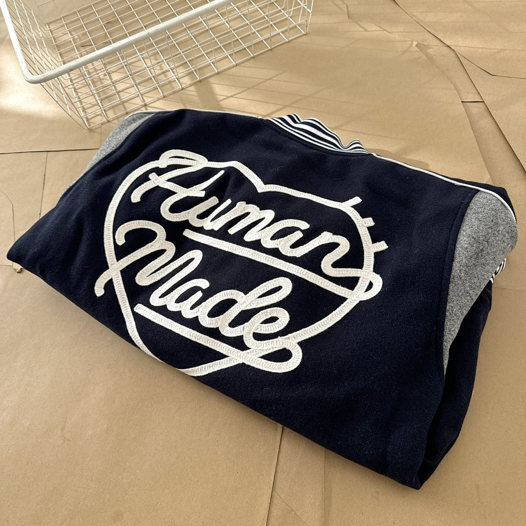 [New] Human Made 'Duck' Wool Varsity Jacket