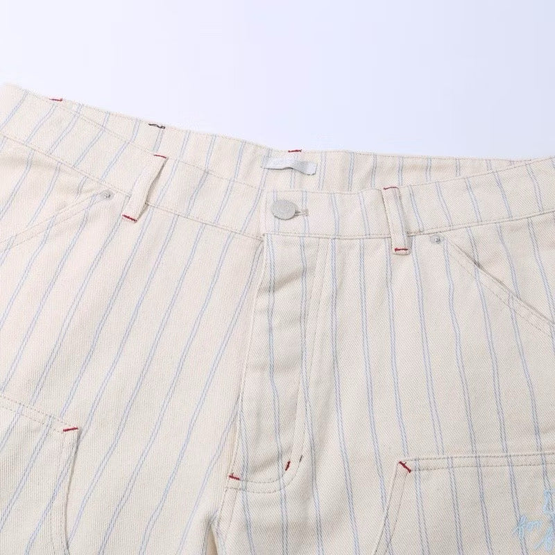 [New] Dior Couture Pinstripe Double Knee Shorts