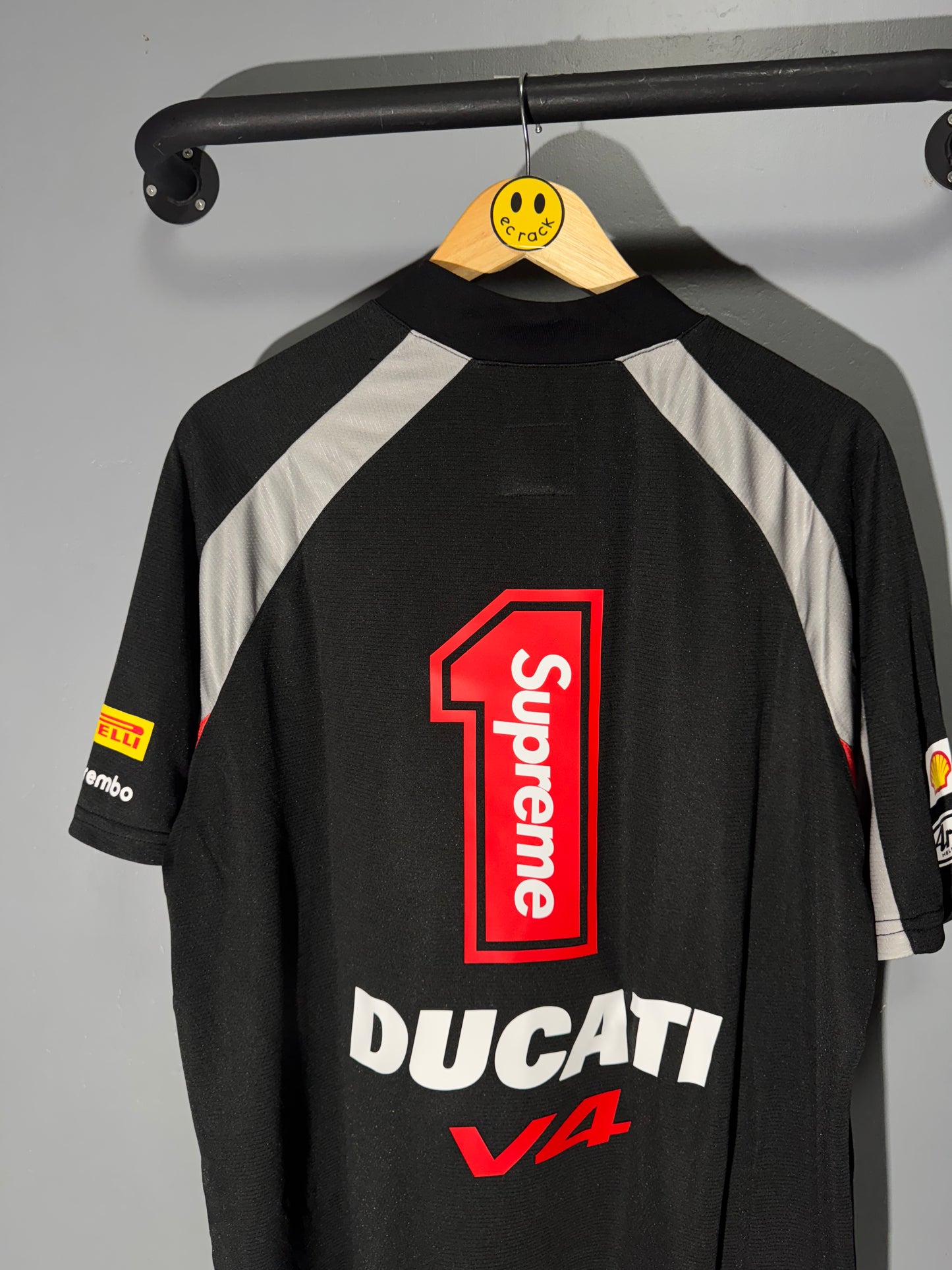 [New] Supreme x Ducati Soccer Jersey Tee