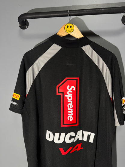 [New] Supreme x Ducati Soccer Jersey Tee