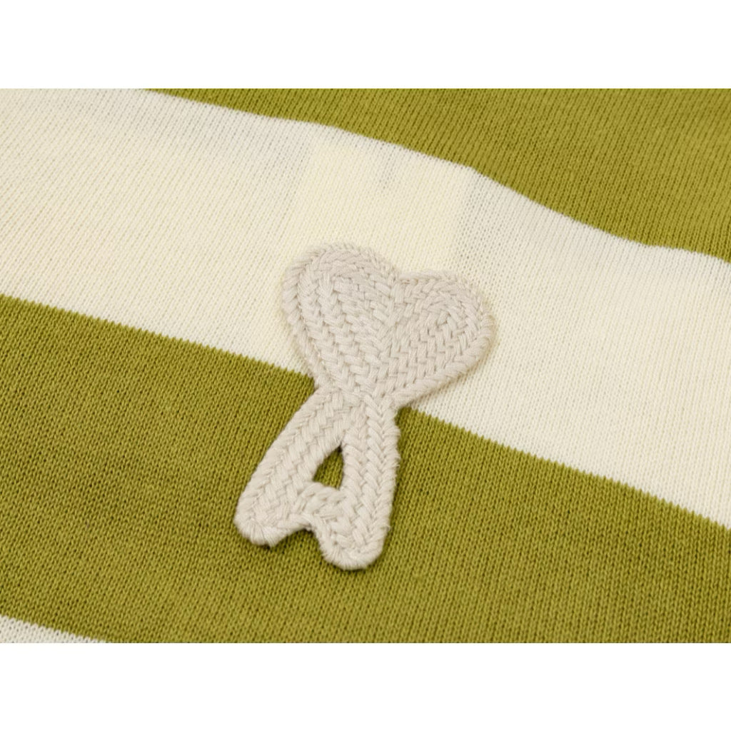 [New] Ami Paris Knitted Stripe Cardigan