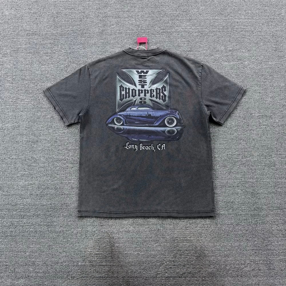 [New] West Coast Choppers "Long Beach, CA" Vintage Tee