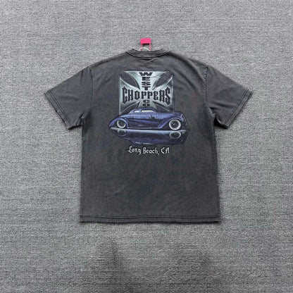 [New] West Coast Choppers "Long Beach, CA" Vintage Tee