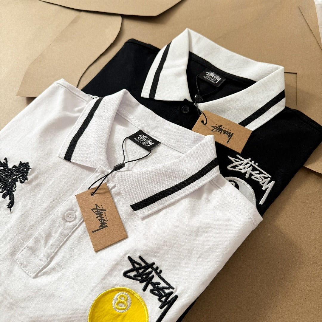 [New] Stussy Football Polo Longsleeve