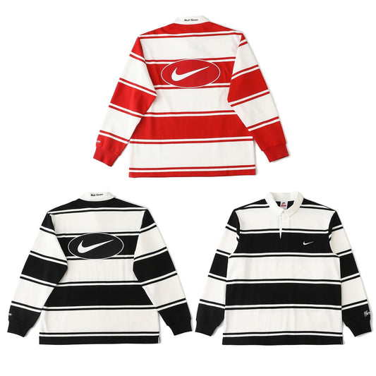 [New] Supreme x Nike Rugby Polo Shirt Longsleeve