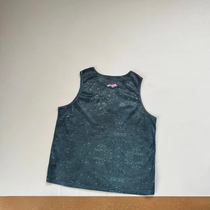 [New] Skylrk Coachella Justin Bieber Graphic Tank Top Mesh