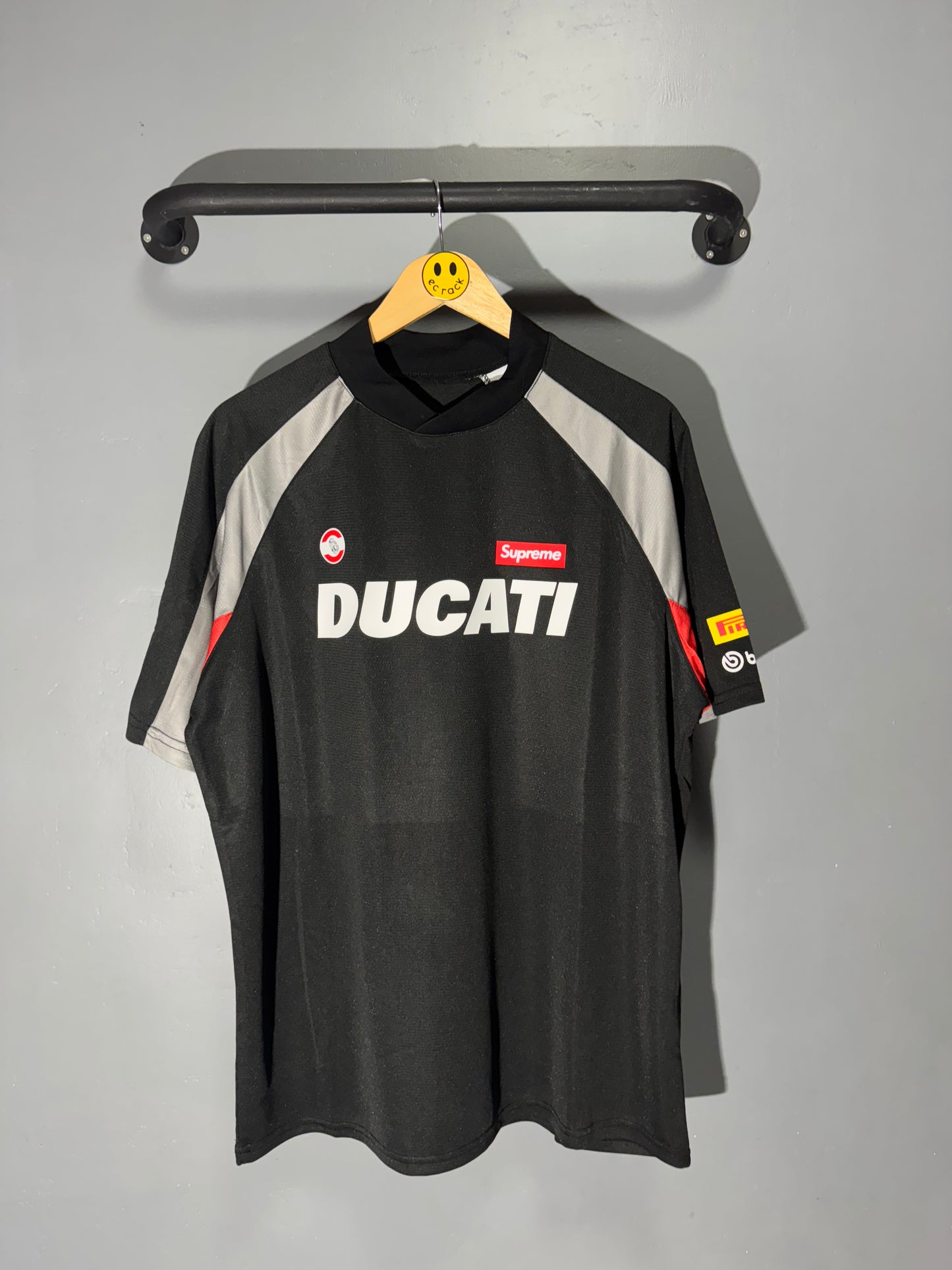 [New] Supreme x Ducati Soccer Jersey Tee
