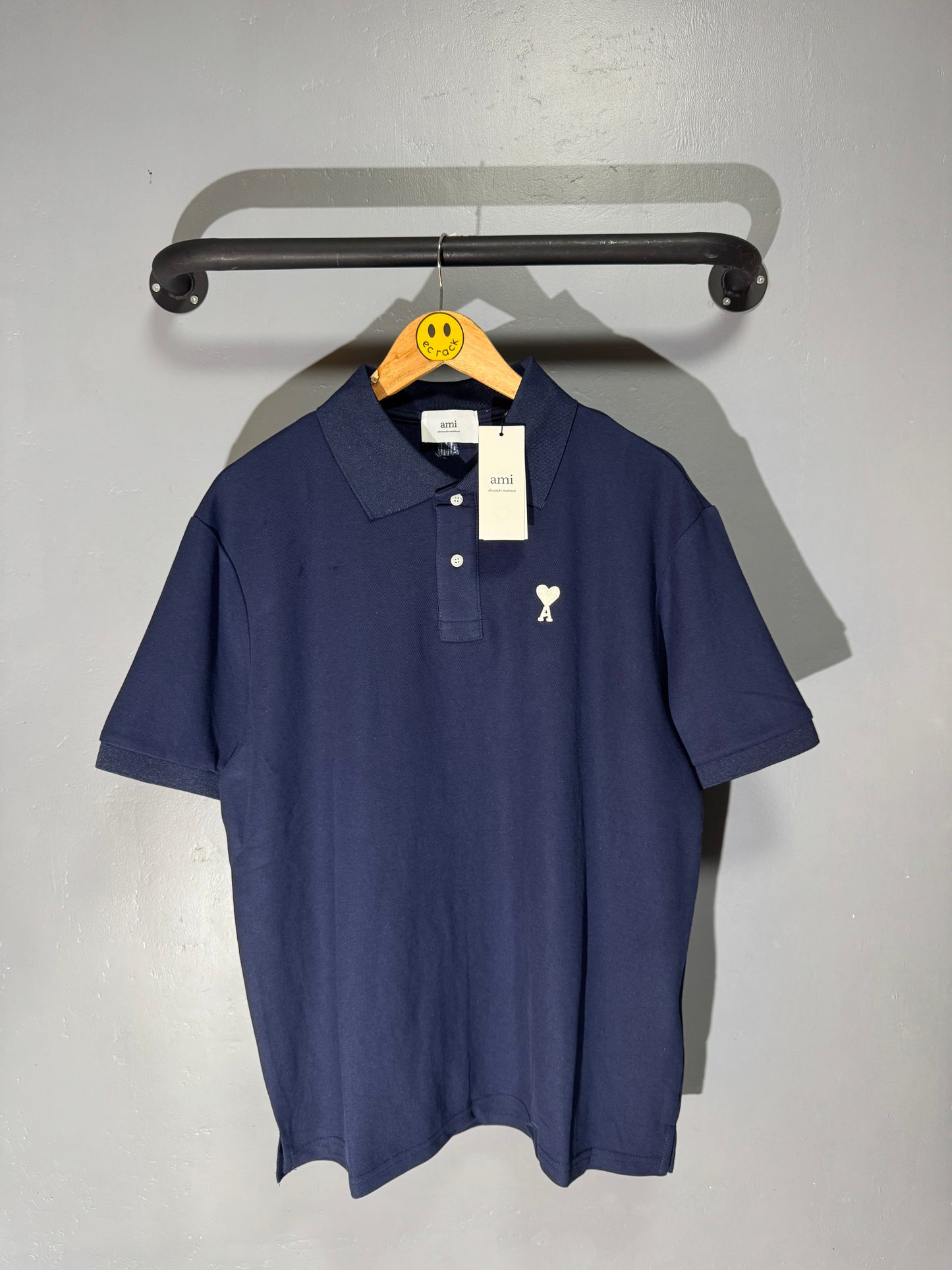 [New] Ami Paris Polo Shirt (Navy)