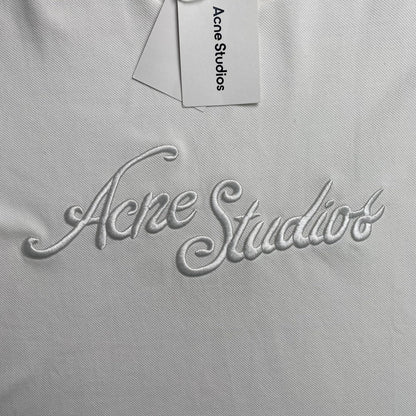 [New] Acne Studios Cursive Embroidered Logo Tee