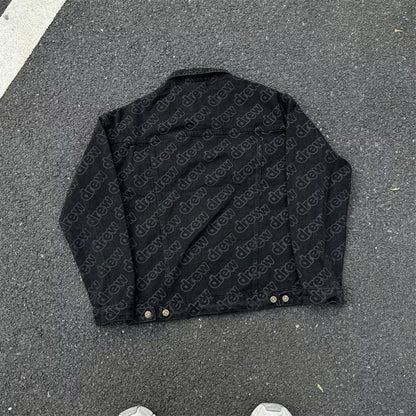 [New] Drew House Monogram Denim Jacket