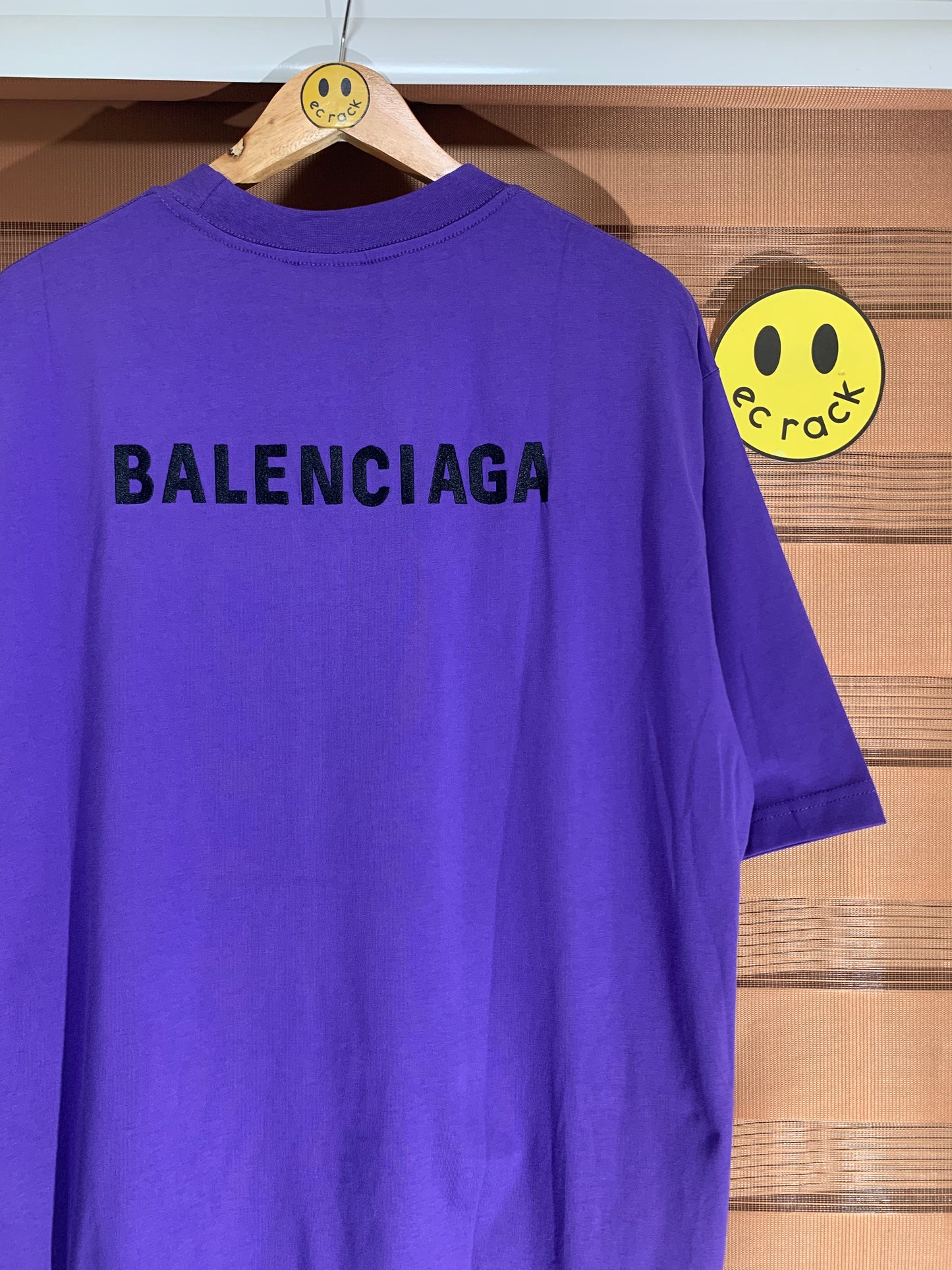 Balenci@ga Embroidered Logo Tee