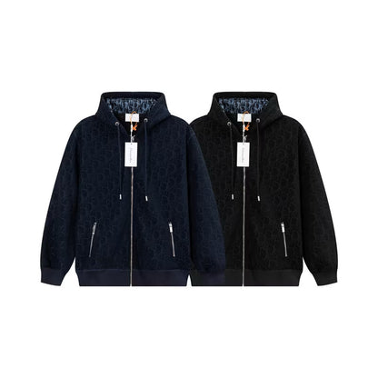 [New] Dior Oblique Zip Up Hoodie