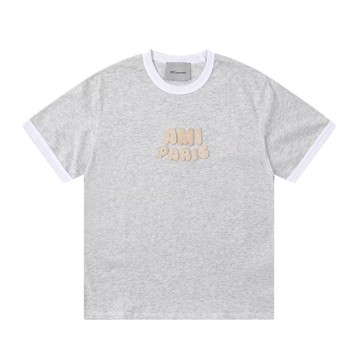 [New] Ami Paris Applique Logo Tee