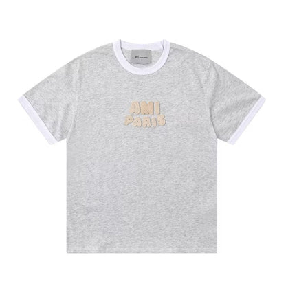 [New] Ami Paris Applique Logo Tee