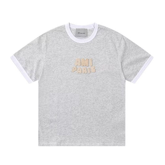 [New] Ami Paris Applique Logo Tee