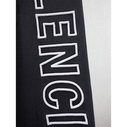 [New] Balenciaga Embroidered Logo Relaxed Pants