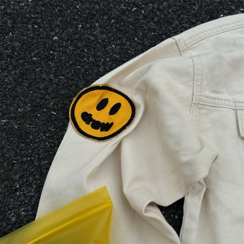 [New] Drew House Patch Work Denim Jacket