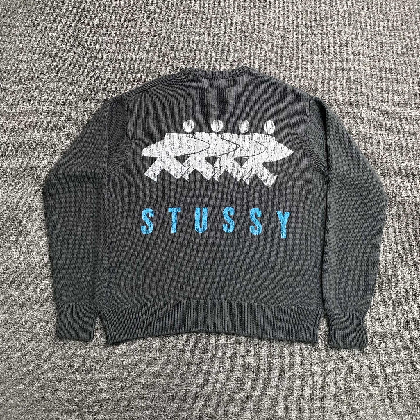 [New] Stussy 'Surfboard' Knit Sweatshirt
