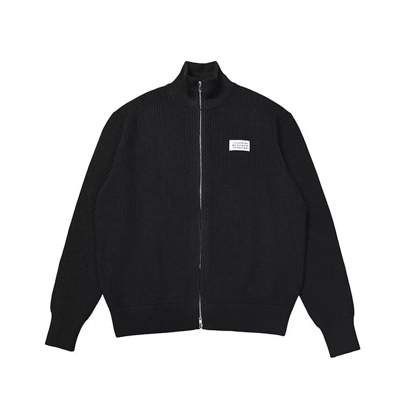 [New] Maison Margiela Full Zip Knit Sweater