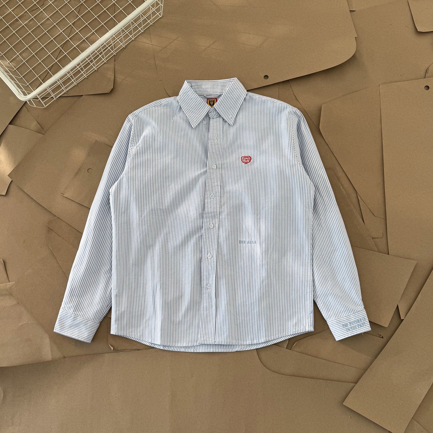[New] Human Made Pinstripe Buttondown Polo Longsleeve