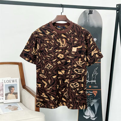[New] Louis V Monogram Camo Tshirt