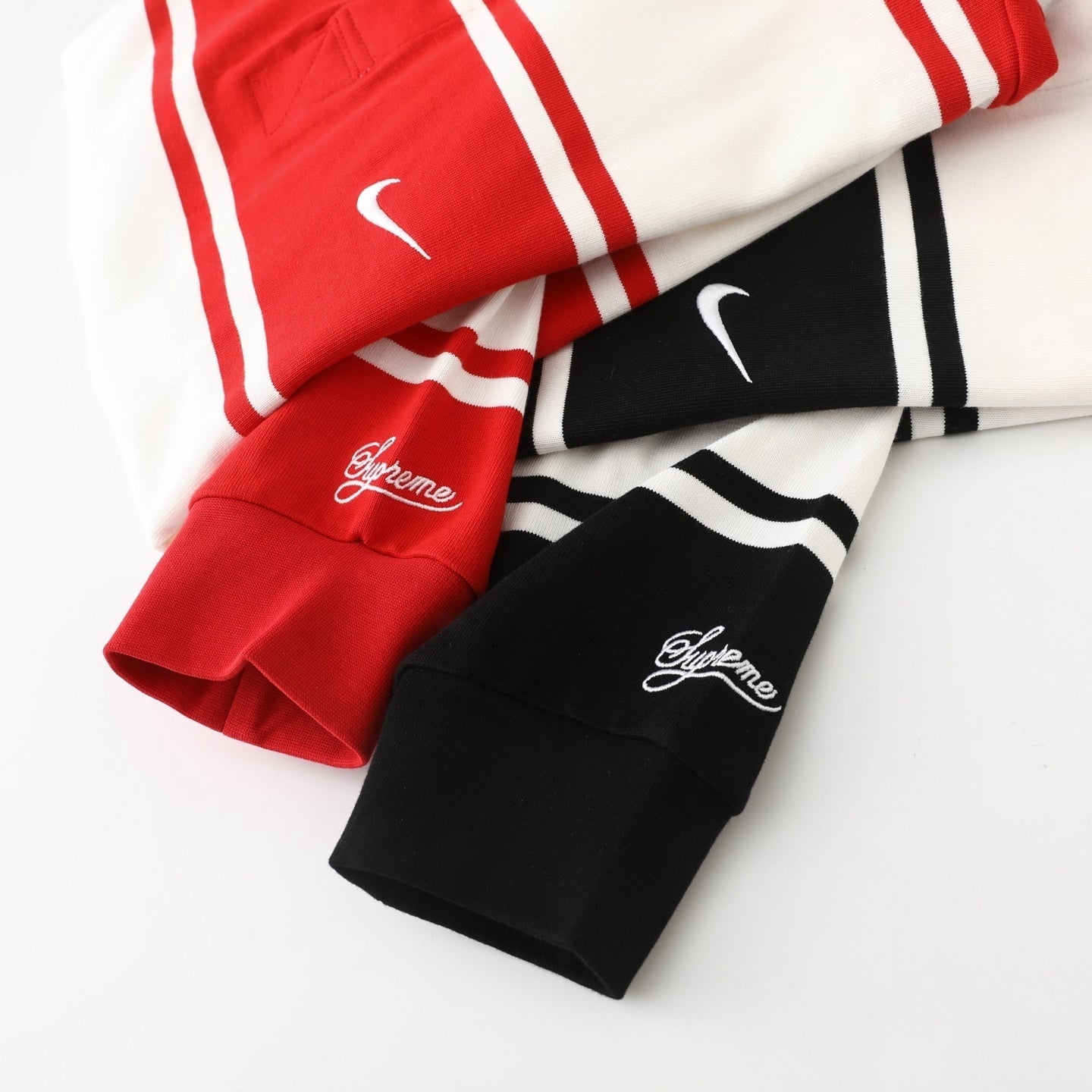 [New] Supreme x Nike Rugby Polo Shirt Longsleeve