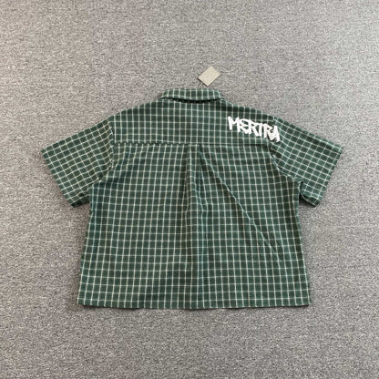 [New] Mertra Checkered Boxy Crop Polo