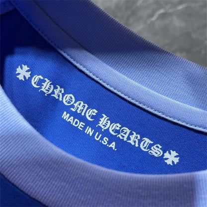 [New] Chrome Hearts Raglan Longsleeve Tee (Blue)