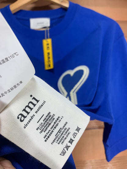 Ami Heart Logo Tee (Blue)