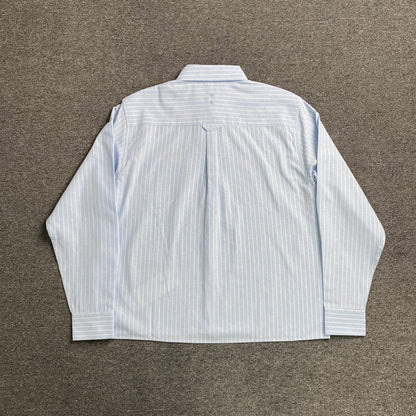[New] About Blank Pinstripe Cropped Longsleeve