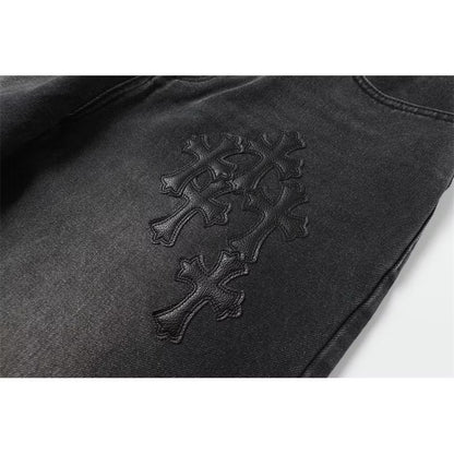 New] Chrome Hearts Cross Pants (Black)