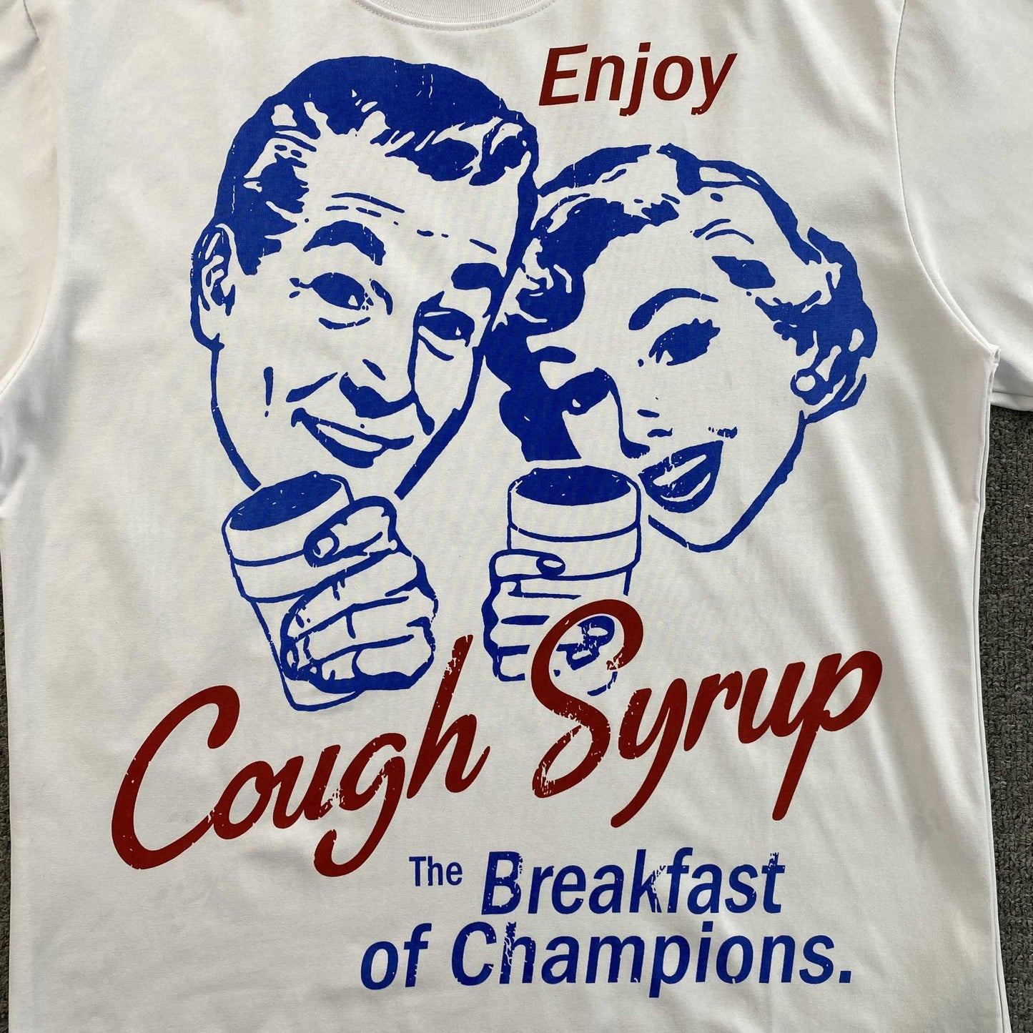 [New] That's A Awful Lot of Cough Syrup 'Enjoy' Tee (White)