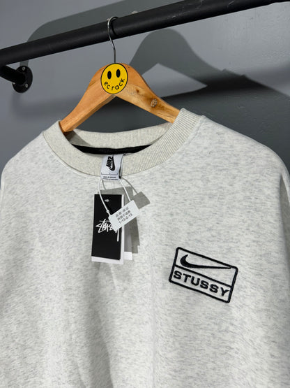 [New] Stussy x NK Sweatshirt (Gray)