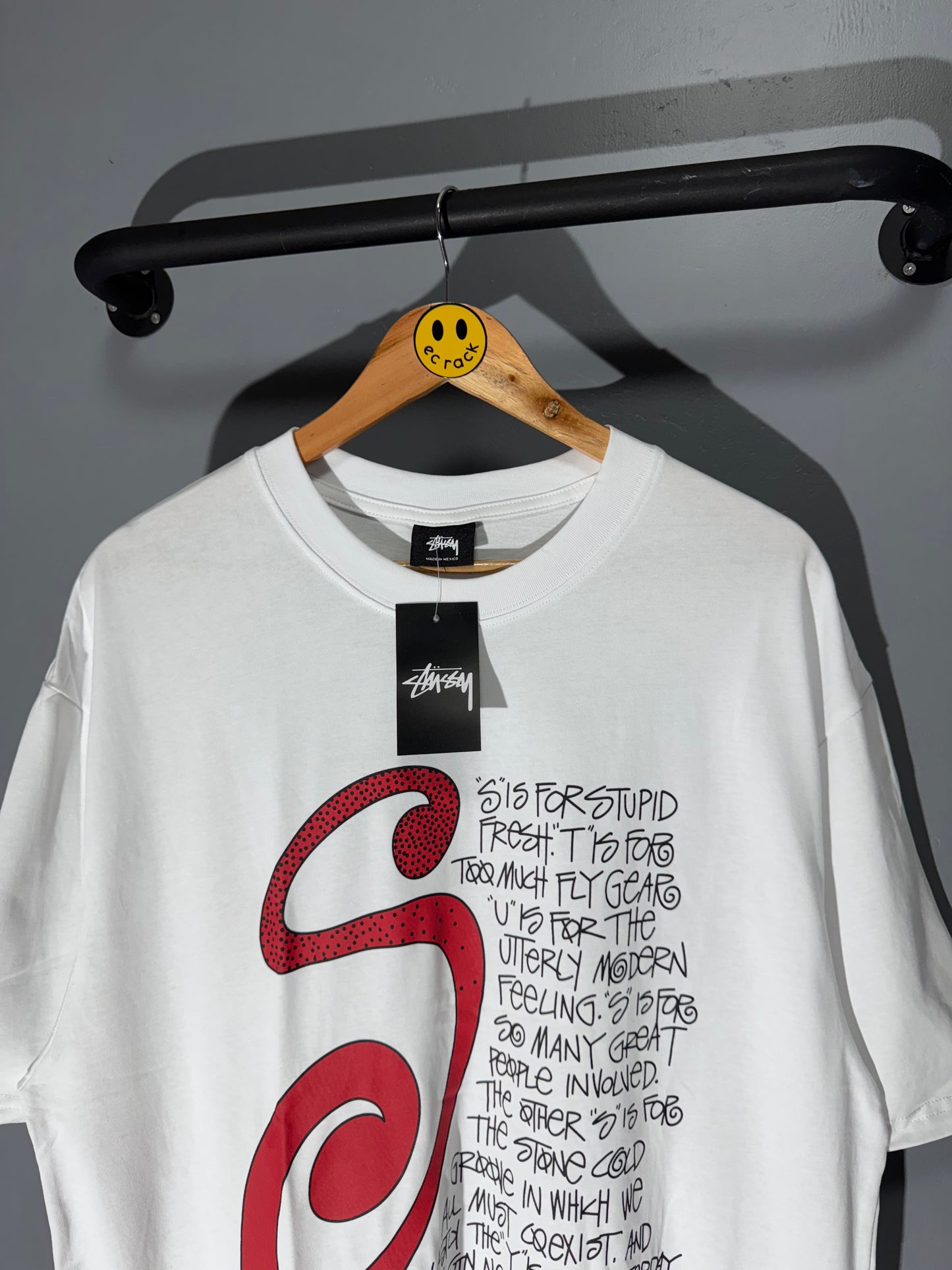 [New] Stussy Big ‘S’ Tee (White)