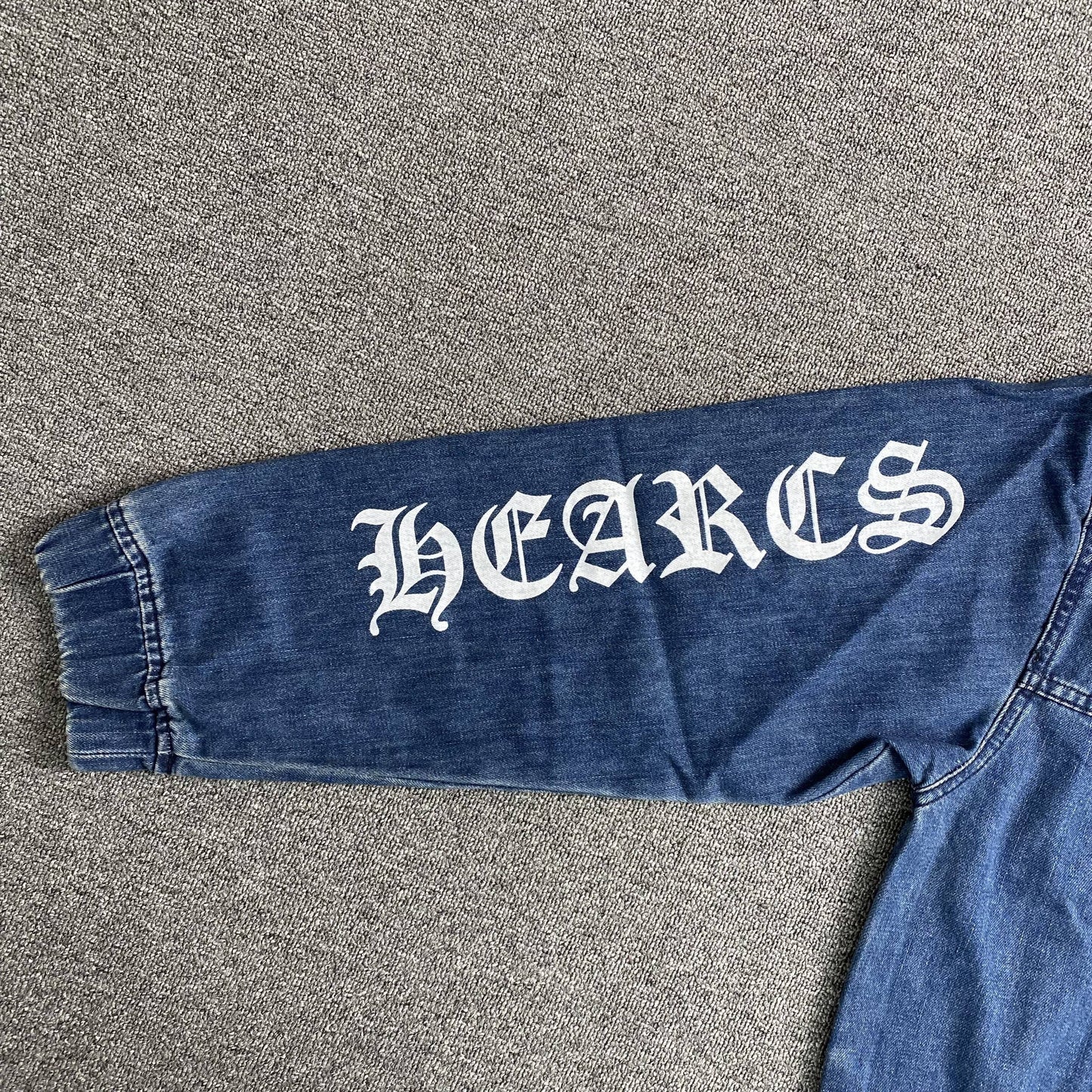 [New] Chrome Hearts Denim Hoodie Jacket