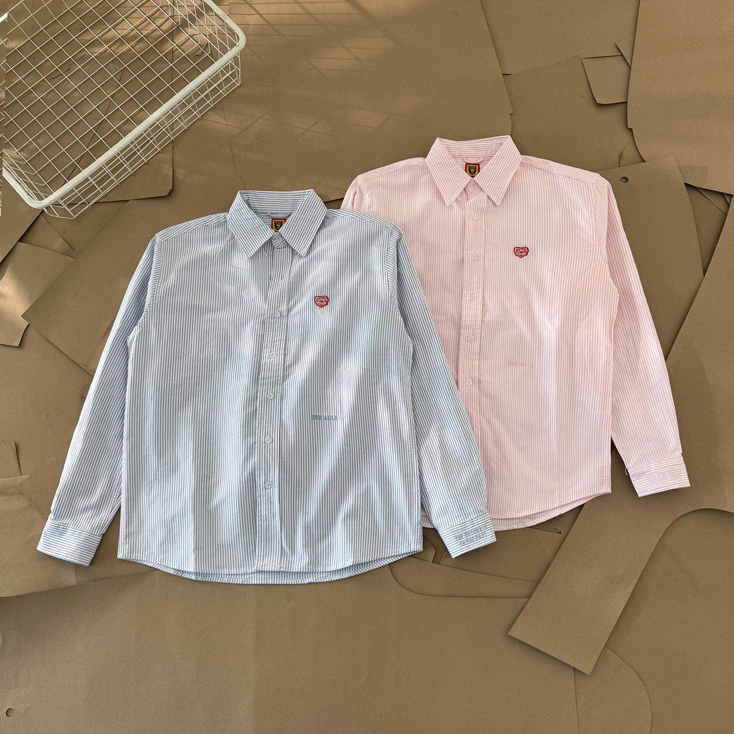 [New] Human Made Pinstripe Buttondown Polo Longsleeve